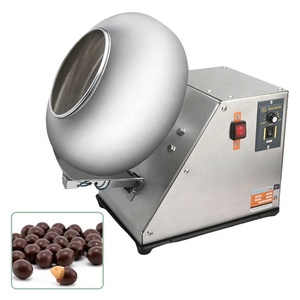 Machine <span class=keywords><strong>de</strong></span> revêtement automatique rotative pour chocolat, noix, flocons <span class=keywords><strong>de</strong></span> noix <span class=keywords><strong>de</strong></span> <span class=keywords><strong>coco</strong></span>, et machine <span class=keywords><strong>de</strong></span> polissage commerciale pour le sucre - Product Image 1
