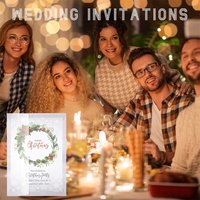 Enveloppes translucides mariage enveloppes budgétaires claires A7 auto-adhésif