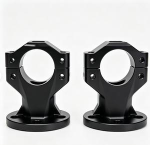 Piezas de Mecanizado CNC Personalizadas para Abrazadera de Manillar de Motocicleta, Plástico ABS Flexible - Product Image 4