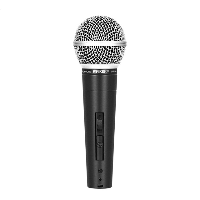 Professional  S M 58 Stage Performance Wired Microfone Vocal Mic Dynamic Microphone