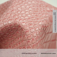 Modische Instagram-Style Hochglanz-Krokodilleder-Optik Kunstleder Gestrickte Wasserdichte Geldbörsen und Notizbücher