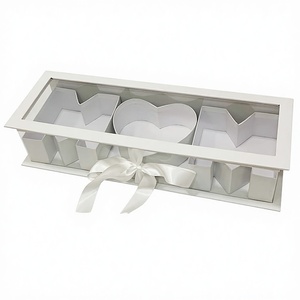 Wholesale Custom Luxury Paperboard Mom <b>Flower</b> <b>Box</b> for Mothers Day with Recycled Materials Gold Foil Printing Transparent Window - Product Image 3