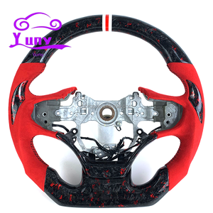 Volant personnalisé en fibre de carbone véritable forgée pour Lexus LS ES UX 500h 200 250h 300h 350h F Sport 2018-2025 Style Racing - Product Image 1