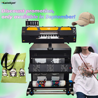 Impresora DTF de Alta Resolución para Camisetas, Máquina de Transferencia de Calor A1 de 24 Pulgadas, Impresiones DTF Personalizadas con Cabezal de Impresión XP600 I3200