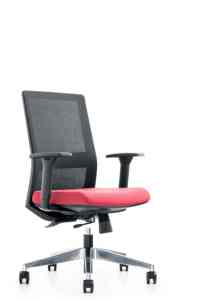 เก้าอี้สำนักงานปรับระดับได้ หมุนได้ ทันสมัย ตามหลักสรีรศาสตร์ พร้อมฐาน 5 ขา ได้รับการรับรองมาตรฐาน ใช้แก๊สลิฟท์ ราคาประหยัด เหมาะสำหรับพนักงาน - Product Image 5