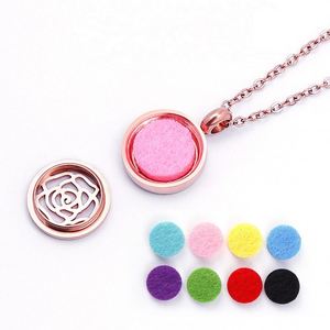 Collier diffuseur d'arômes en acier inoxydable 316L inaltérable, flacon creux pour parfum et huiles essentielles, collier d'aromathérapie - Product Image 4