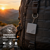 Alarme de sécurité personnelle d'urgence personnalisée avec signal sonore puissant, solution de marquage pour les voyages en extérieur