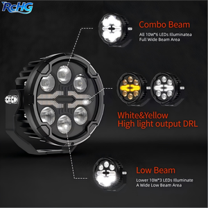 Nouvelles lumières de moto avec faisceau haut et bas, blanc ambre, DRL, projecteur externe dimmable pour <span class=keywords><strong>BMW</strong></span> F850 <span class=keywords><strong>GS</strong></span> F900 GR - Product Image 6