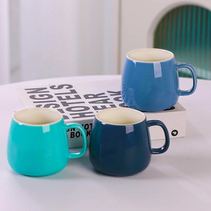 Tráng men tùy chỉnh gốm cốc cà phê tazas với xử lý, cốc cho cappuccino, espresso, pha cà phê, ca cao, sữa, trà - Product Image 4