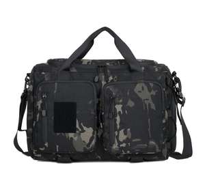 Sac à dos de voyage et de trajet quotidien personnalisé, tendance, imperméable, motif camouflage, antivol, en polyester, pour la randonnée en montagne - Product Image 3