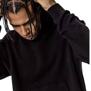 Sudadera con Capucha para Hombre, Diseño Nuevo, Color Liso, con Logotipo Personalizado, Bolsillos, Estilo Urbano, Alta Calidad - Product Image 4