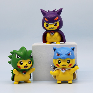 Muñecos 3D personalizados <span class=keywords><strong>de</strong></span> PVC, juegos <span class=keywords><strong>de</strong></span> figuras <span class=keywords><strong>de</strong></span> acción, bonitos dibujos animados Pokemoned Pika, diseño <span class=keywords><strong>de</strong></span> figuras <span class=keywords><strong>de</strong></span> acción, accesorios, decoración <span class=keywords><strong>de</strong></span> coche - Product Image 3