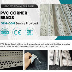 Cornières en PVC de conception moderne en gros avec filet en fibre de verre pour la finition des cloisons sèches et la protection des coins - Product Image 4