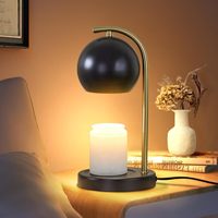 Conception postmoderne chauffe-bougie lampe parfumée cire fondre plus chaud minuterie blanc chaud salon chambre décor pendaison de crémaillère cadeaux femmes
