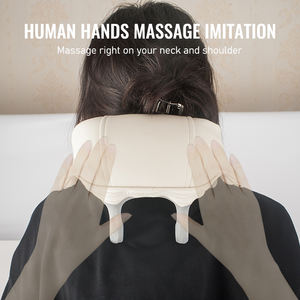 Masajeador inalámbrico de cuello y hombros, masajeador de cuello y espalda Shiatsu con calor calmante para aliviar el dolor, tejido profundo - Product Image 3