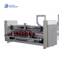 Machine à coller et à clouer à grande vitesse pour la fabrication de boîtes en carton avec machine de cerclage automatique