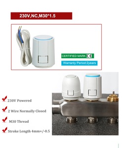 Actionneur normalement fermé, chauffage ouvert de l'eau, chauffage au sol, actionneur thermique 24V 230V - Product Image 5