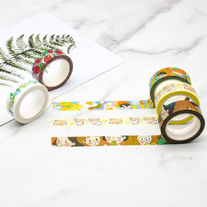 Custom Factory Wholesale Elegant Print Washi Tape <strong>Graceful</strong> Styled Classy Gift Wrapping Must Have - Product Image 5