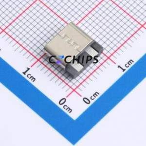 TYPE-C 2P HX8.6 108 USB Connector SMD Connector ( Connector Type: Type-C )( Gender: Female )( Mounting Type: Horizontal Mount ) - Product Image 2
