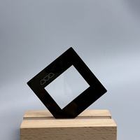 Plaque en verre trempé noir de haute qualité pour appareils électroménagers de cuisine, usage extérieur solaire, compatible avec cuisinière à induction et plaque de cuisson.