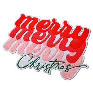 Patch thermocollant en chenille avec film adhésif et support collant pour commande en gros - Product Image 1