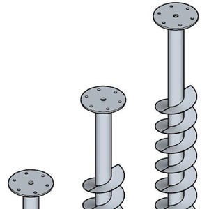 Vente chaude bon prix vis hélicoïdale perceuse à pieu pour sol solaire pilote <span class=keywords><strong>de</strong></span> pieu hélicoïdal à vis pour sol rocheux - Product Image 3