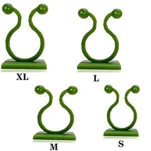 100 قطعة مصنع تسلق الجدار تركيبات مقاطع ، مصنع تسلق الجدار المثبت مع الذاتي خطاف لاصقة ، للديكور المنزل - Product Image 1