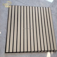 Panneaux muraux acoustiques insonorisants en feutre PET, effet bois, imperméables, haute densité et légers