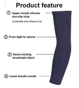 Manchon de bras unisexe en Spandex sans couture, réversible, rafraîchissant, anti-UV, séchage rapide, respirant, écologique, doux et respectueux de la peau, vente en gros - Product Image 2