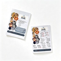 Cartes personnalisées en gros avec impression dorée sur carton, cartes de remerciement avec inserts assortis pour les commandes de boutiques en ligne e-commerce