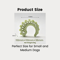 Jouet à mâcher durable en TPR pour petits chiens et chats, jouet à mâcher pour nettoyer les dents, résistant aux morsures, jouet à mâcher pour la purification des dents, jouet à mâcher pour l'auto-entretenissement