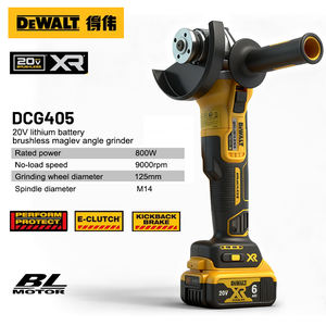 Amoladora Angular Inalámbrica DEWALT DCG405, Sin Escobillas, 20V Max XR Series, Interruptor Deslizante, Disco de Pulir, para Uso Industrial, Profesional y Bricolaje - Product Image 5