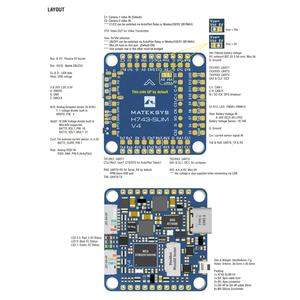Mateksys H743-SLIM-V4 フライトコントローラー 2-8S 480MHz デュアルジャイロ フリースタイル 長距離FPVドローン用 OSD＆ブラックボックス搭載 - Product Image 4