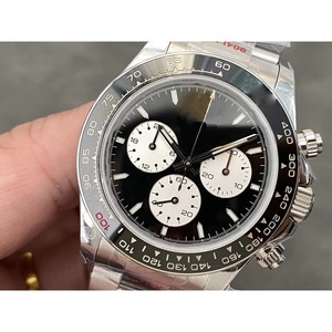 Montre mécanique Drioshipping avec bracelet en acier, mouvement 4132MAX, fond ajouré, fonction jour, bracelet en acier inoxydable, verre en alliage - Product Image 3