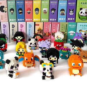 Nano Bricks Micro-Blocs de Construction Super Héros Anime Compatibles avec les Petites Briques Jouets Éducatifs à Assembler Animaux Thème Nature - Product Image 1