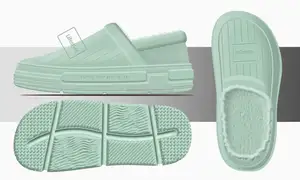Nuovo Design alluminio pressofusione stampo Eva suola scarpe iniezioni uno stampo due paio di fabbrica di porcellana soffiaggio aria scarpe per fare stampi