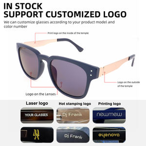 Lunettes <span class=keywords><strong>de</strong></span> soleil Rice Nail OEM personnalisées, épaisses, tendance, rétro, <span class=keywords><strong>de</strong></span> haute qualité, pour hommes, femmes, unisexe, monture <span class=keywords><strong>de</strong></span> lunettes, verres polarisés - Product Image 3