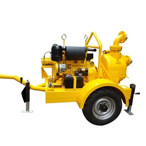 Pompe centrifuge auto-amorçante de 8 pouces pour boues avec moteur 80, pompe de transfert d'eaux usées anti-colmatage pour usage urbain - Product Image 4