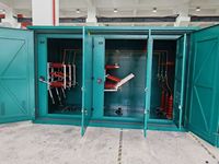 Transformateur combiné industriel de haute qualité 36 kV monté sur socle, équipement de distribution d'énergie standard, 12A, 6 prises
