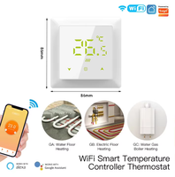 Harga produsen termostat pintar WiFi dan pengontrol suhu untuk pemanas listrik, cocok dengan aplikasi Smart Life/Tuya