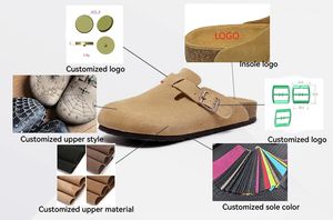 Unisex de lujo deportivo ligero pisos crin de caballo antideslizante Birkenstocks mulas amortiguación transpirable Slip-On zuecos suaves - Product Image 4