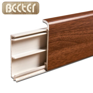 Accessoires de revêtement de sol en PVC 75mm plinthe plinthe métallique - Product Image 5