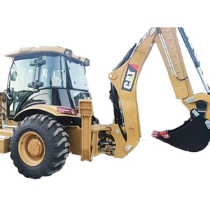 Retroexcavadora Usada CAT 416, Cargadora de Ruedas Caterpillar 416, Cargadora Frontal, Cucharón de Excavación, Excavadora de Construcción con Certificación CE - Product Image 1