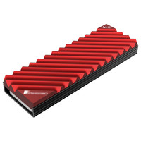 M.2 SSD NVMe Disipador de calor M2 2280 Disco duro de estado sólido Disipador de calor de aluminio con almohadilla térmica PC de escritorio Junta térmica