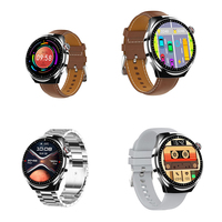 Reloj Inteligente Deportivo con Correa de Acero, el Mejor Reloj Inteligente Deportivo para Hombre con Respuesta a Llamadas, Monitoreo de Salud, Reloj Inteligente Redondo para el Cuidado de la Salud