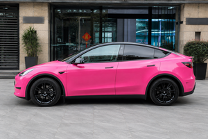 Vinilo satinado para coches, color morado remolacha, PET de alto brillo, con tecnología de liberación de aire y autorreparación, película para rotulación completa de vehículos, película que cambia de color. - Product Image 3