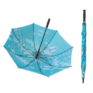 Suppliers Manufacturer Promotional Branded Custom Windproof Golf Umbrella with Logo Full Digital Printing