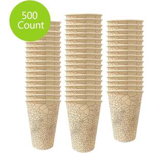 Vasos de Papel Desechables SOPARO de 16/12/20 oz, Paquete de 500 Unidades, Vasos Resistentes a Fugas para Bebidas Calientes y Servicio de Alimentos con Recubrimiento de PE - Product Image 5