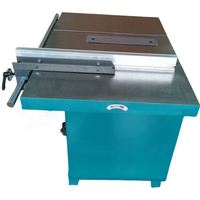 Scie à table verticale pour le bois, machine de découpe facile à utiliser, moteur 380V 3KW DAWNTECH, garantie 3 ans, biseau à droite 0-45°, 100cm x 50mm
