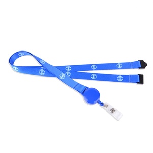สายคล้องคอพิมพ์โลโก้ตามสั่ง พร้อมที่ใส่บัตรแบบยืดหดได้ - Product Image 2